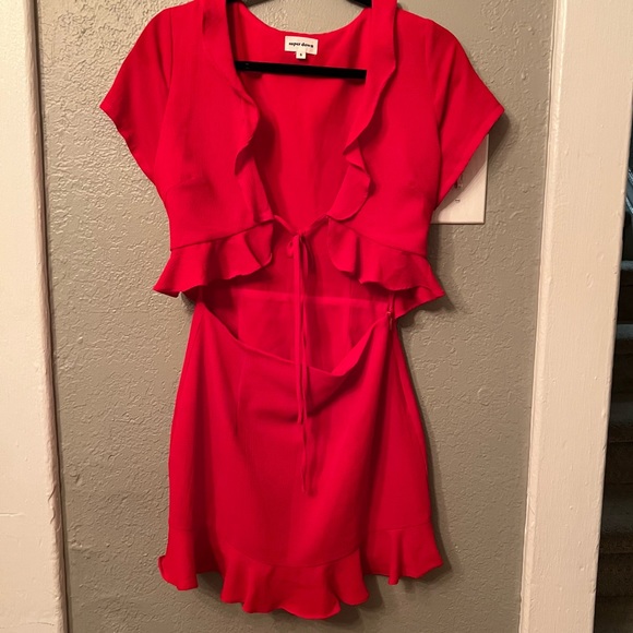 Superdown Mia Ruffle Tie Dress - Picture 5 of 6